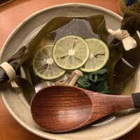 懐石料理 桝田 - 鯛の蒸し物付きだし