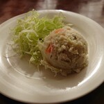 レストラン 倉井 - ポテトサラダ・・・酸味のやや効いた間違いのない美味しさ。