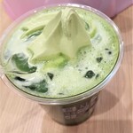 茶寮キクスイ - 抹茶フロート486円