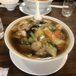 豊華飯店 - 広東麺大盛り