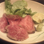 車力門 ちゃわんぶ - 山形牛（いちぼ）のたたき