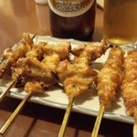 Torimasu - 2012.7 かわ、どんどり、げんこつ軟骨（各1串110円）