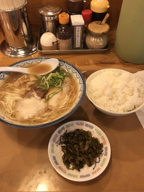 元祖赤のれん節ちゃんラーメン 野間店 高宮 ラーメン 食べログ