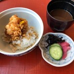 天ぷらふく西 禅と匠 - かき揚げ天丼