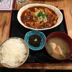 Erakokyuu - 麻婆豆腐定食 こちらは美味しかったです。