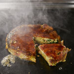 お好み焼肉　道とん堀 - 栃木・チーズ餃子風お好み焼き