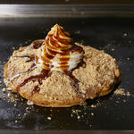 お好み焼肉　道とん堀 - 山梨・信玄黒蜜きな粉パンケーキ