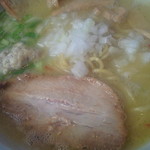 はりけんラーメン 本店 - 鶏そば塩（アップ）