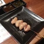 炭火焼とり えんや - 白子のオリーブオイル＆塩。白子はこっちの方が好きです。