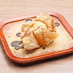 Special warabi mochi with brown sugar syrup