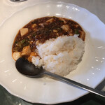 中国料理 盧山 - 本日のランチ　飯：麻婆飯