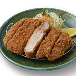 Extra thick rib roast cutlet set meal “Ginmaru Sangen Mugibuta” (250g)