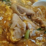 中国料理の店 柳麺 - 鶏モモ肉はいってます