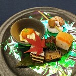 草津ナウリゾートホテル - 前菜：霜月の主菜五種盛