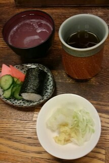 Tsudaen Honten - 塩むすびと蕎麦湯