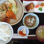 東家 - まんぷく定食（大盛）