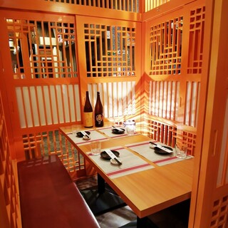 Enjoy our proud fresh fish in a relaxing, modern Japanese-style private room space.