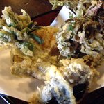 更科 - 更科 ＠佐野 野菜天 アップ