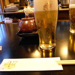 割烹くずし 徳多和良 - ビール