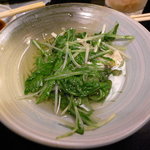 割烹くずし 徳多和良 - こちと水菜煮浸し