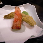 割烹くずし 徳多和良 - しゃこ天ぷら