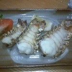 居酒屋 ふじさわ - セミエビの塩焼きです