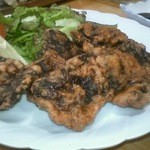 居酒屋 ふじさわ - 鯨の竜田揚げです