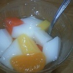 居酒屋 ふじさわ - 裏メニューの杏仁豆腐です