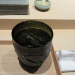 鮨 麻生 平尾山荘 - ワインが終わったんで今度はお酒を焼酎にかえて食事を味わいます。