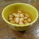 饂飩 178 - サービスで出していただいた豆の煮びたし