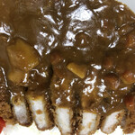 鬼無里 - カツカレー接写！