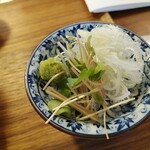 くつかけダイニング - 蕎麦の薬味