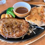 ココス - ジャポネギハンバーグ&グリルチキン ランチ 790円税別