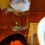 やきとり家 すみれ - ビール…今度こそ早く出してください（笑）