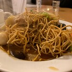 南海飯店 - かたい焼ソバの麺