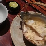 神楽坂 石かわ - 松茸と鱧のお吸い物