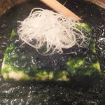 青のり豆腐　580円