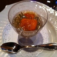 八王子うかい亭 - ウニとジュンサイのジュレ。美味しくないはずがないですね！