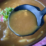 うどん市 - 出汁が効いた、トロリとしたうどんスープ