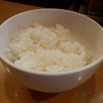 横浜家系らーめん三元 - 〆のご飯　普通盛り