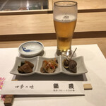 Sushitatsu - まずはビールで乾杯