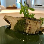 ラ クレリエール - 2020.10.  山口県萩より 黒鮑の岩塩包み