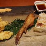 博多前炉ばた 一承 - 鶏天、手羽先焼き、一口餃子