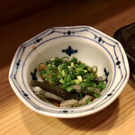 鮨一 - アナゴの皮ぽん酢
