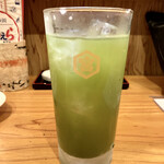 そばきり 次郎 - 〆の飲み物も【お茶割り】〜緑ハイって言ったらダメだよ（笑）