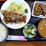 イースト・ロード - ハラミ肉の味噌炒め定食
