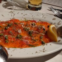 ヌガ - ノルウェーサーモンのマリネ 1400円
                      小っちゃい(^^;