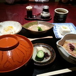 銀座うち山 - 7.27訪問：鯛茶定食（￥1,500）