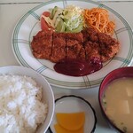 Tsubasa Shiyokudou - チキンカツ定食650円