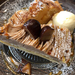 ラ コッペ - モンブランとアップルパイ